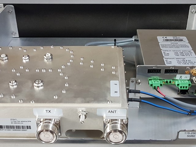 Tx-filter with power monitor